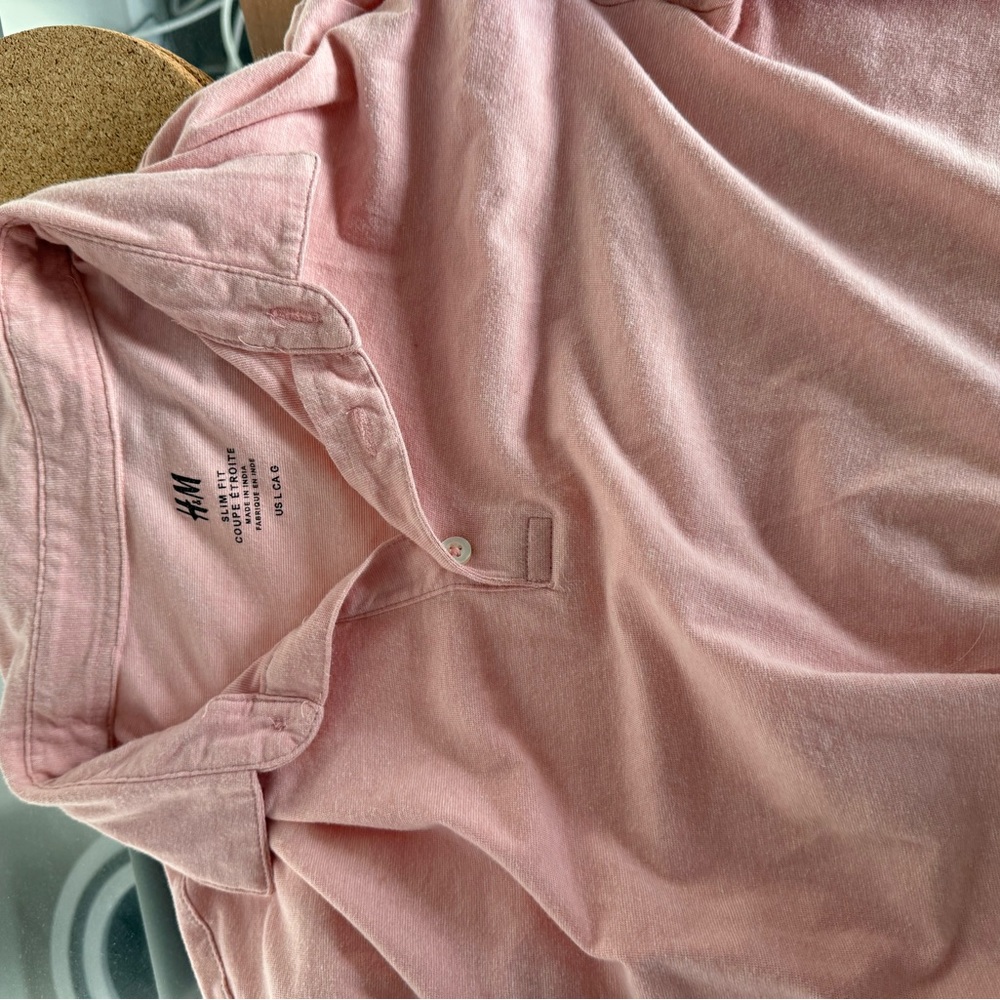 H&M Soft Pink Collared Shirt